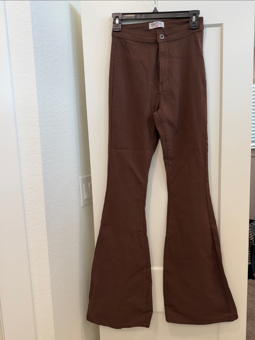 SWANK Chocolate Brown Flare Pants